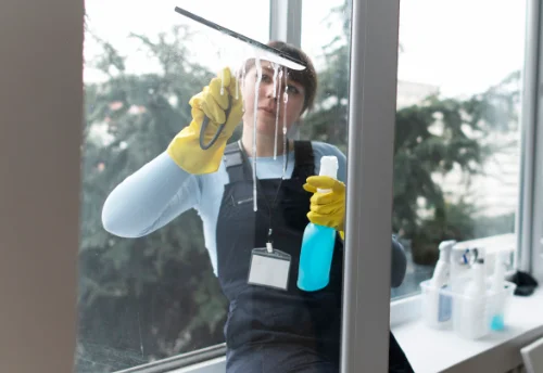 Nettoyage de vitres intérieures et extérieures à Champigny en Rochereau